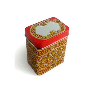 tea tin with good embossing